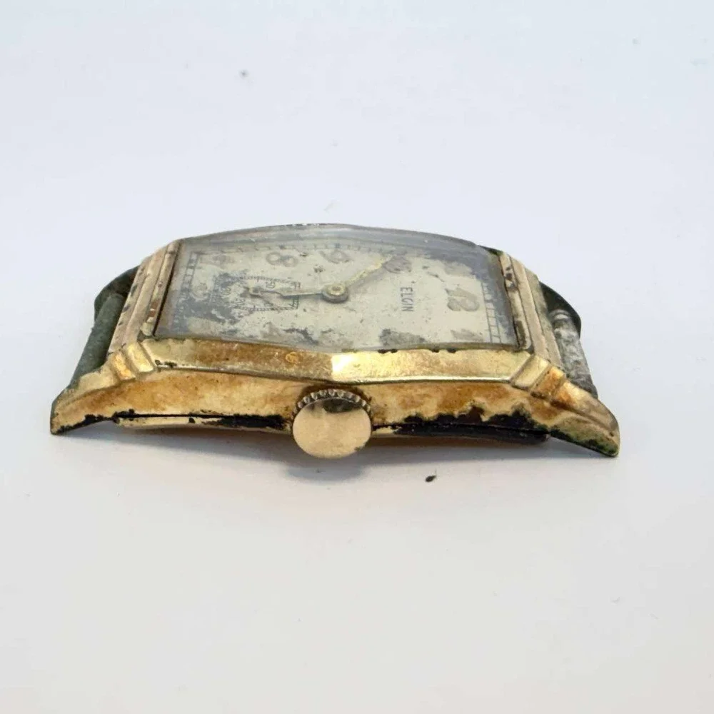 Vintage Elgin GoWatch Head Sub Second Dial Works